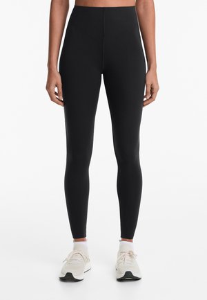 OYSHO EXTRA-COMPRESSIVE RAISE UP 65CM - Leggings - black