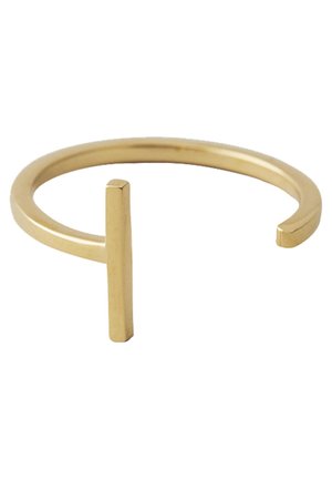 Design Letters INITIAL RING GOLD (A-Z) - Bague - gold-coloured