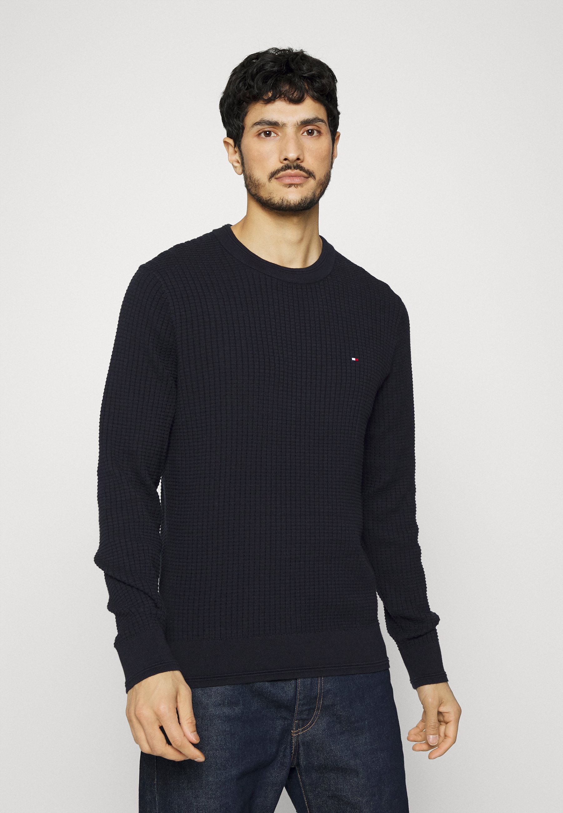Tommy Hilfiger GRID STRUCTURE CREW NECK 