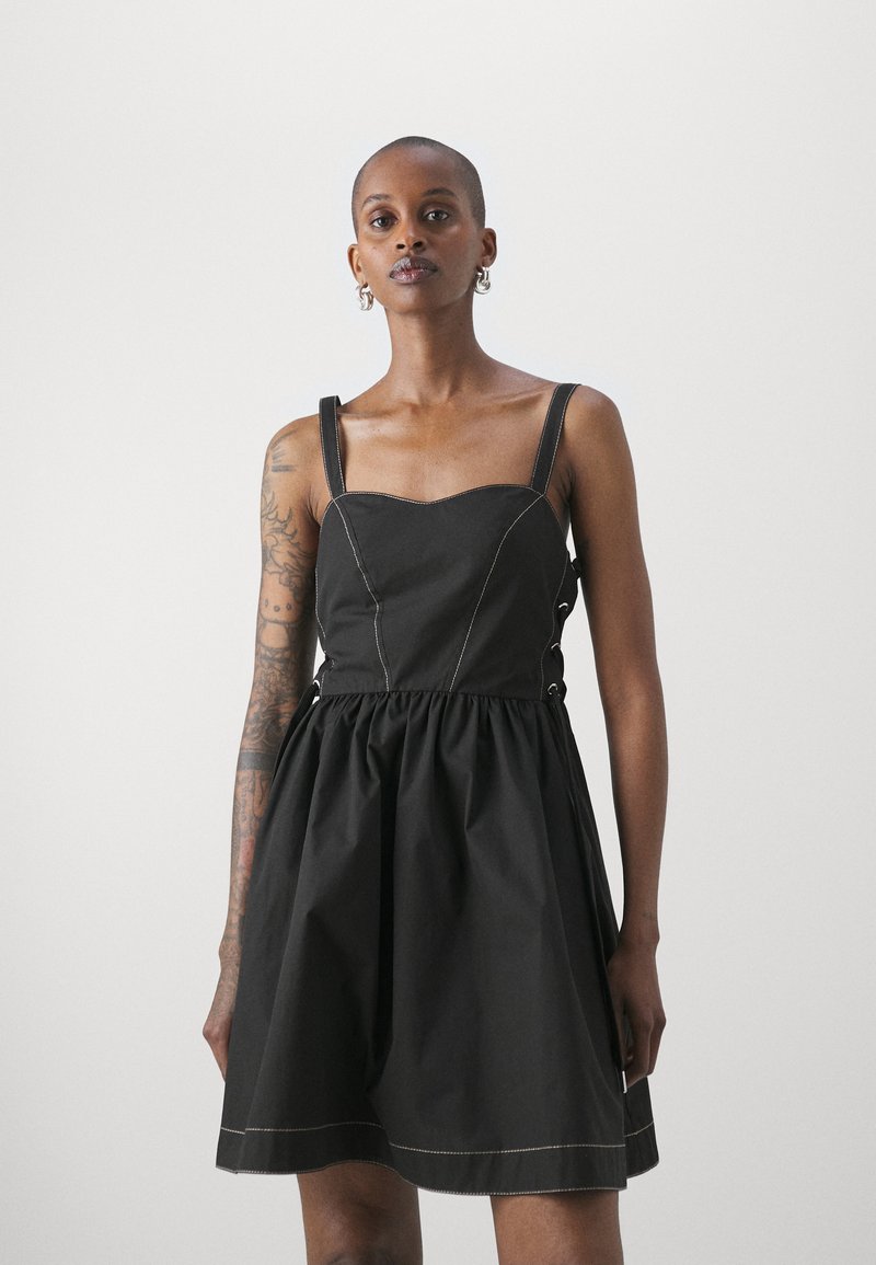 Pinko AMAZONIA ABITO STRINGATO - Dnevna obleka - black