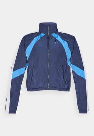 Under Armour ICON CRINKLE - Tréningová bunda - washed navy