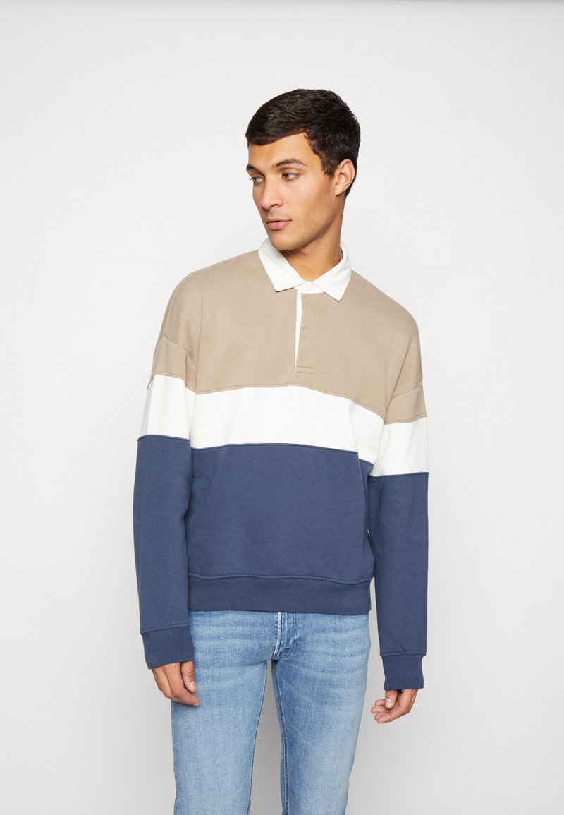 Abercrombie & Fitch OVERSIZED RUGBY Polo shirt brown/brown