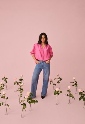 KAANDREA JEANS - Ravne kavbojke - light blue washed denim