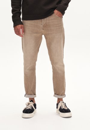 ALEX EARTH - Jeans Straight Leg - sand