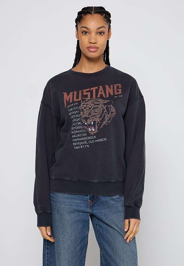 mustang Sweater zwart