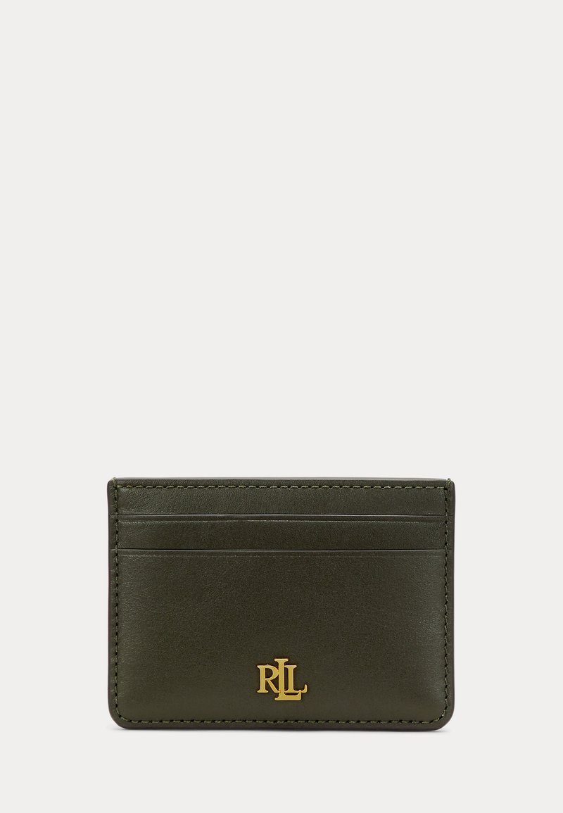 Lauren Ralph Lauren LEATHER CARD CASE - Maks - dark olive