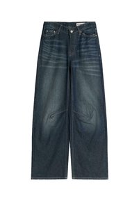 LOW-WAIST SLOUCHY - Wide leg - blue denim