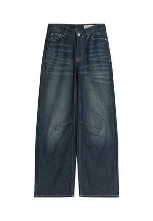LOW-WAIST SLOUCHY - Široke nogavice - blue denim
