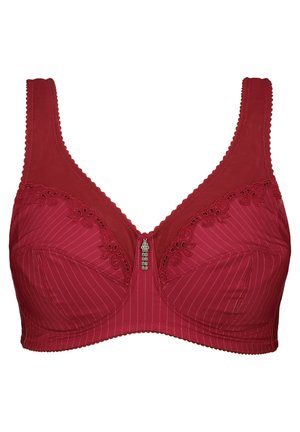 Ulla Popken Beugel BH - dark red