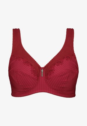 Ulla Popken Beugel BH - dark red