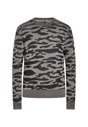 CO-BRANDED WITH SLOAN - Strickpullover - schwarz grau melange