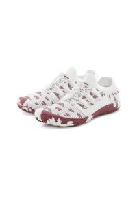 Schnürer - weiß   bordeaux