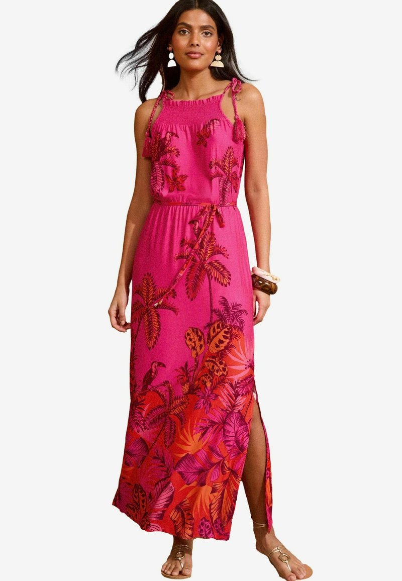 Love & Roses - REGULAR FIT - Maxi dress - pink tropical, Enlarge