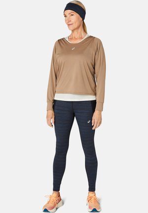 ASICS NAGINO RUN TIGHT - Leggings - rich navy heather