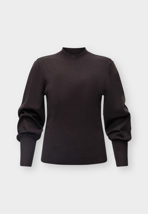 Vero Moda, VMHOLLYKARIS LS FUNNELNECK PULLOVER BOO - Πουλόβερ - chocolate torte