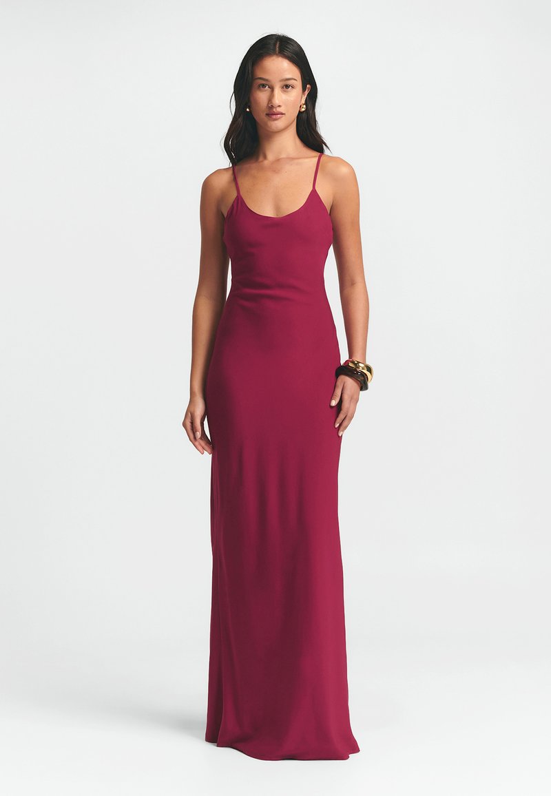 luella maxi dress - burgundy Celena Maxi Dress | Burgundy Burnout | Womens