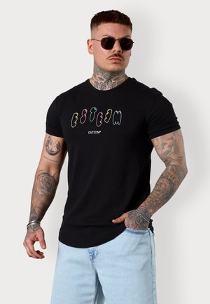 COLORED BLOWN-UP - T-Shirt print - black