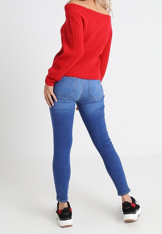 Miss Selfridge - Jupe mi-longue fluide avec cordon de serrage à la