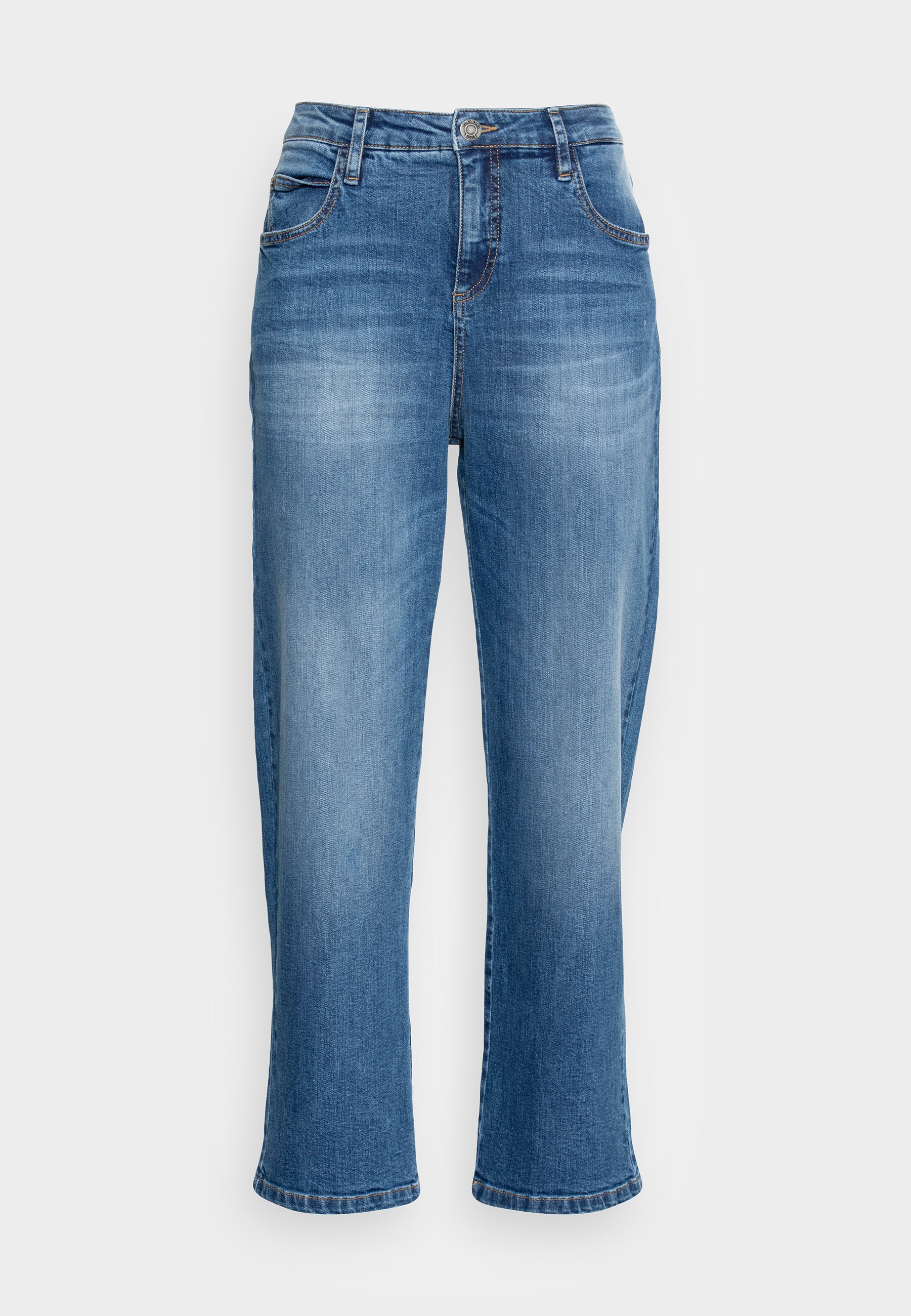 Opus LANI URBAN - Straight leg jeans - urban blue/blue denim - Zalando.de