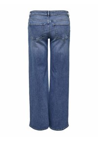 ONLY ONLJUDY WEITEM - Wide leg - medium blue denim