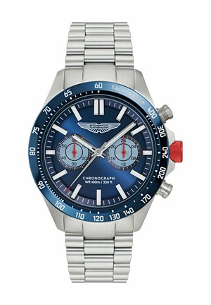 SPT - Kronográf óra - silver-tone and blue