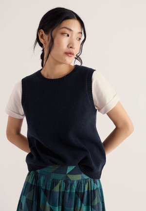 Seasalt Cornwall, SEASALT CORNWALL EAST VIEW VEST - Maglione - navy - maritime