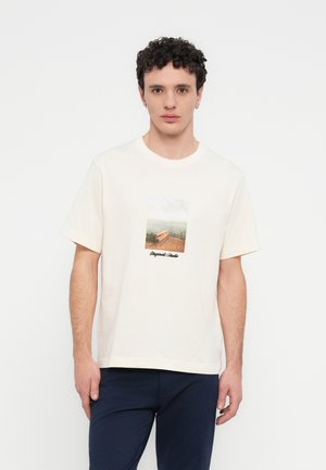 JORNORREBRO PHOTO TEE CREW NECK  - T-shirt con stampa - antique white
