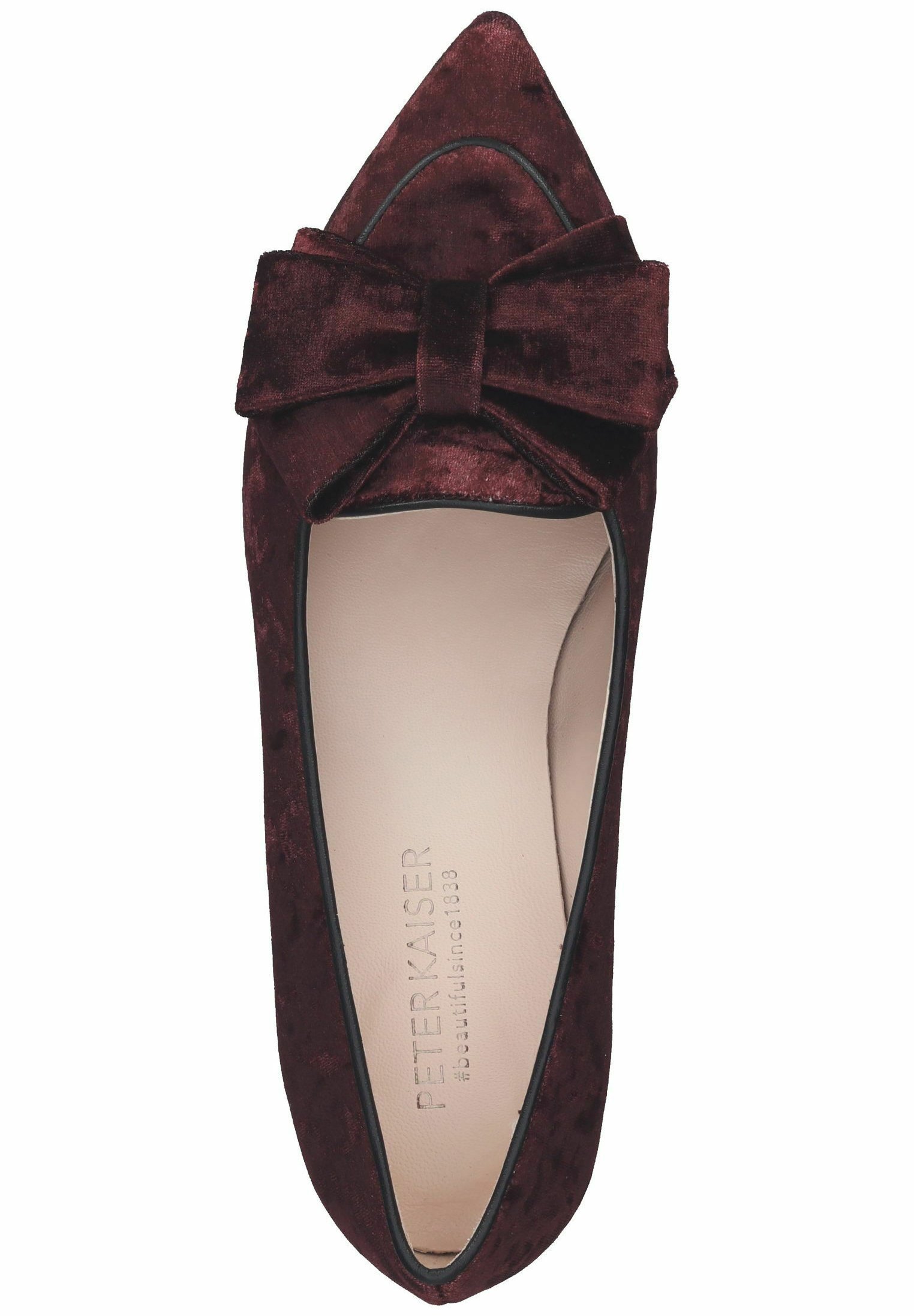 Peter Kaiser Ballet pumps - jewel cozy schwarz glove/bordeaux - Zalando.de