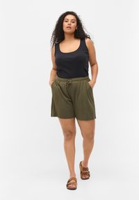 Zizzi - 2ER PACK  - Top - black black Thumbnail Image 1