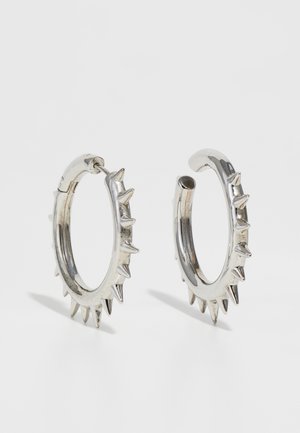 Alan Crocetti LOOPHOLE SPUR EAR SET UNISEX - Kõrvarõngad - silver-coloured