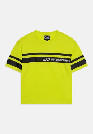 EA7 Emporio Armani T-shirt con stampa - acid lime