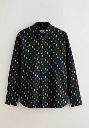 Next, PRINTED CHRISTMAS SHIRT - Camisa - black tree