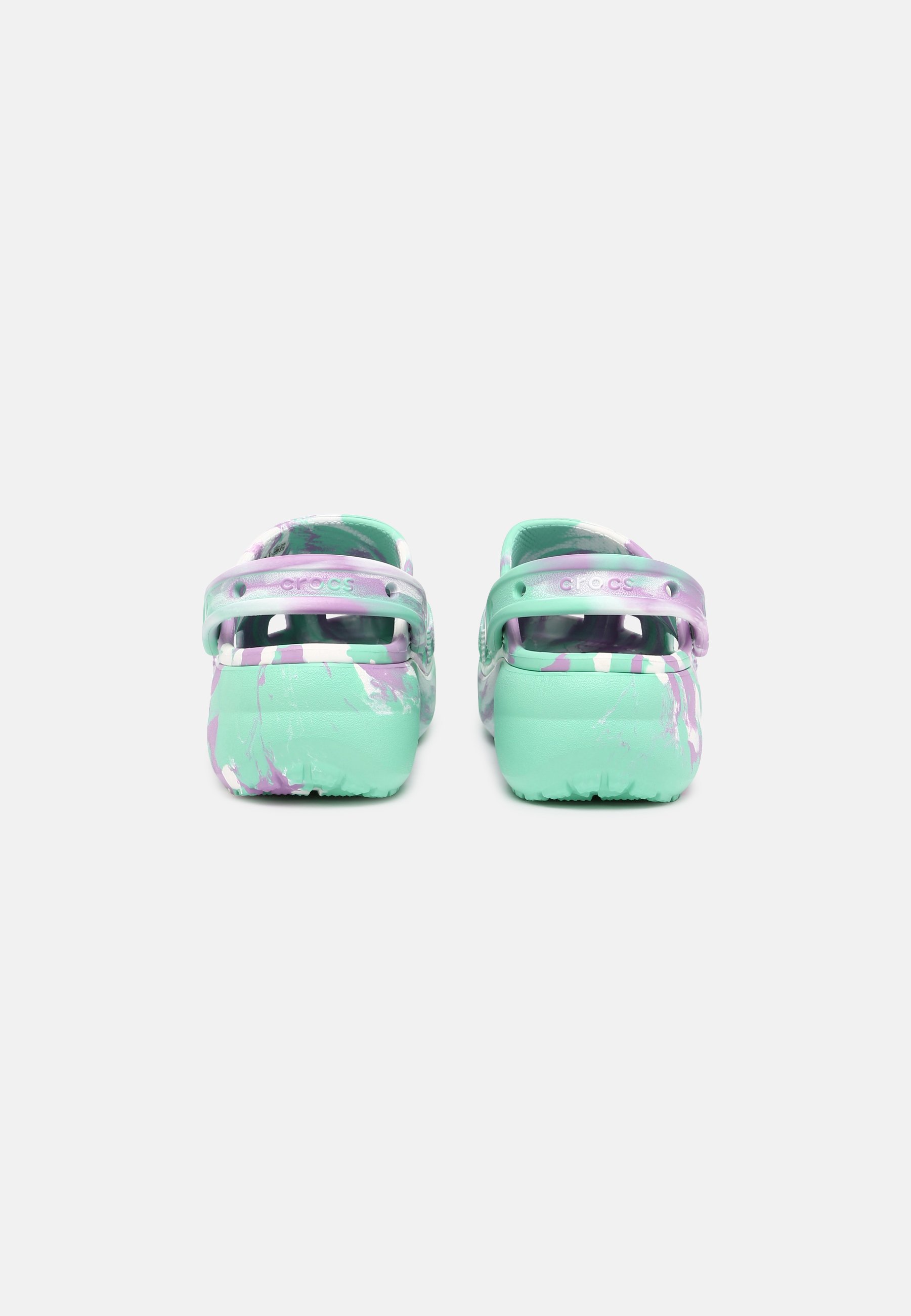 marble platform crocs