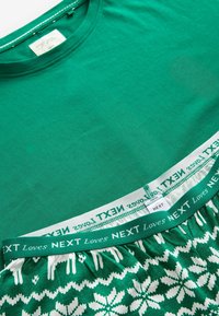 Next FAIRISLE PATTERN LONG SLEEVE - Pigiama - green