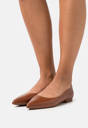 LONDYN FLATS BALLET - Ballet pumps - deep saddle tan