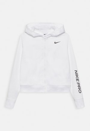 Felpa con zip - white/(black)