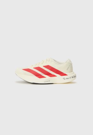 ADIZERO EVO SL W - Løpesko for vei - off white/better scarlet/core black