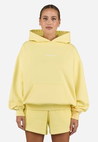 Pegador - CLARITA LOGO OVERSIZED HOODIE - Sweatshirt - washed soft yellow/white gum Thumbnail Image 1