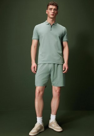 BRICK TEXTURED  - REGULAR FIT - Treningo apatinė dalis - sage green