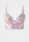 EUPHORIC PADDED CORSET - Merevítős melltartó - lilac