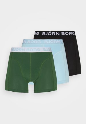 ESSENTIAL 3 PACK - Alushousut - light blue/green/black