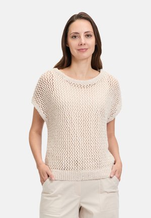 STRICK - Print T-shirt - grau