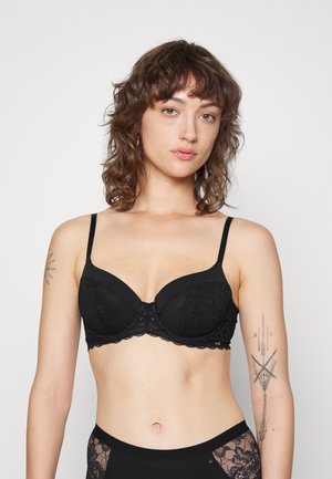 SCARLETTE - Kaarituelliset rintaliivit - black