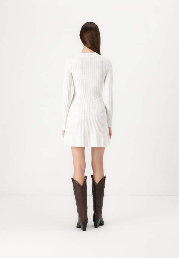Ribbed Skater Mini Sweater Dress - Jumper dress4