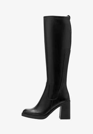 Marco Tozzi Plateaulaarzen - black