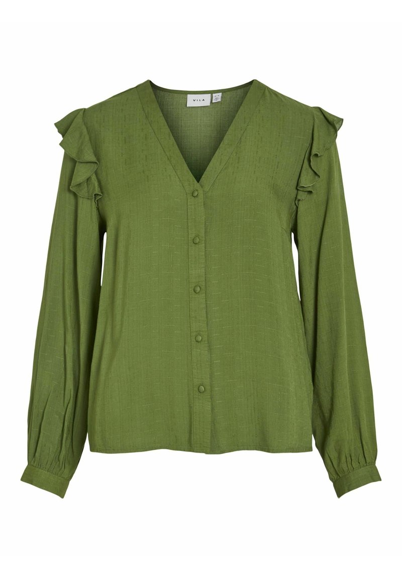 Vila Overhemdblouse groen
