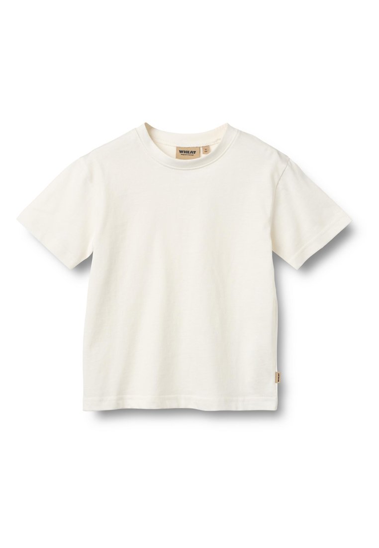 Wheat T-shirt basic blauw