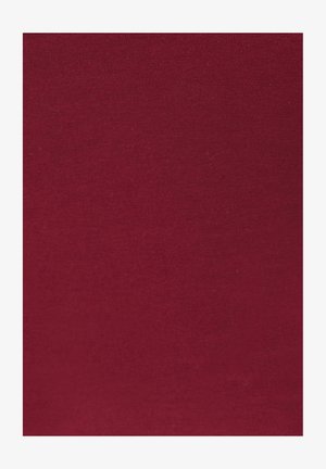 Solide, tiefrote Stofftextur mit sichtbaren feinen Webmustern und leichten Farbtonvariationen.