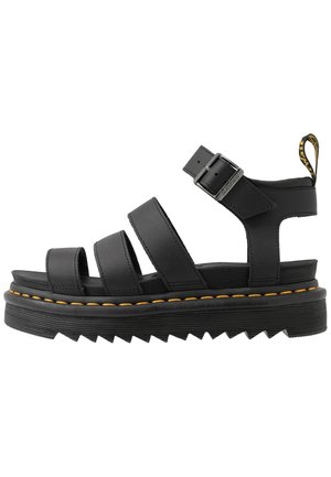 BLAIRE - Sandalen met plateauzool - black