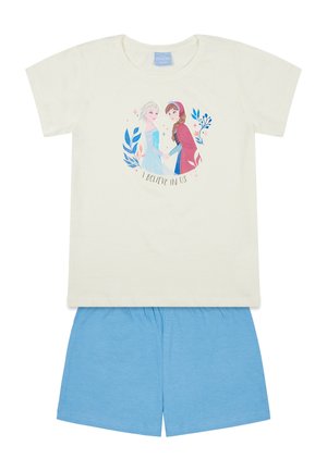 ANNA UND ELSA SHORTY  - Pyjama - weiß